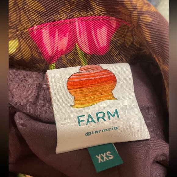 Farm Rio brown Charming garden Blazer - Picture 3 of 4